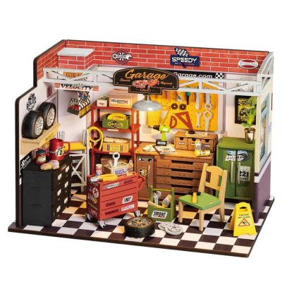 Garage Workshop Maqueta Miniatura Puzzle 3D ROBOTIME1