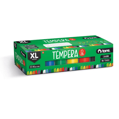 Tempera 12 Colores Xl Torre Imagia1