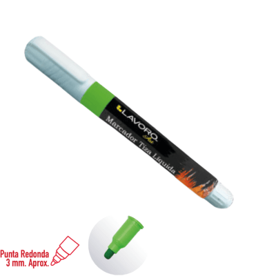 MARCADOR TIZA LIQUIDA VERDE LAVORO1