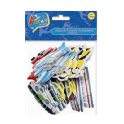 FIGURAS GOMA EVA TRANSPORTE CHILE 40 PZS1