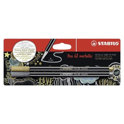 PEN 68 METALLIC STABILO 2 UNIDADES2