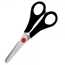 TIJERA ESCOLAR 5 1/4 PULG. PLASTICO/METAL NEGRO PUNTA. ROMA FULTONS1