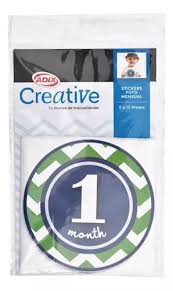 Stickers Foto mensual bebé2