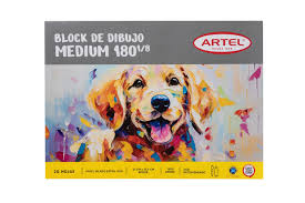 Block Medium nº 180 1/8 20 Hojas / ARTEL1