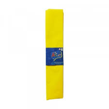 PAPEL CREPE 50X200 CM. AMARILLO ART & CRAF1