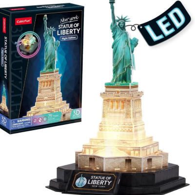 3D LED LIBERTY NIGHT CUBIC FUN1