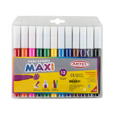 Estuche 12 marcadores Maxi / ARTEL1