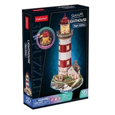 Faro de luz LED Puzzle 3D Cubicfun1