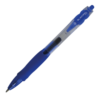 LAPIZ GEL RETRACTIL 0,7MM AZUL LAVORO1