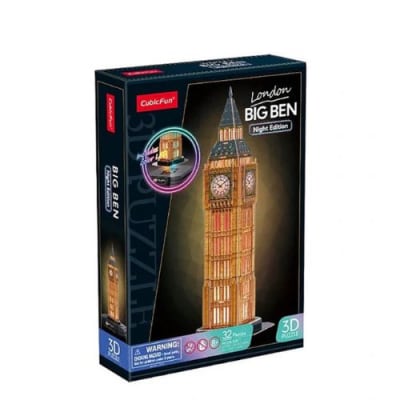 3D LED BIG BEN NIGHT CUBICFUN1