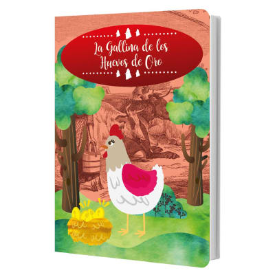 LIBRO DE CUENTO ,TAPA DURA.  LA GALLINA DE LOS HUEVOS DE ORO1