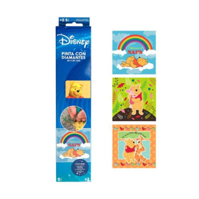 PINTA CON DIAMANTE DISNEY WINNIE THE POOH 25X25 PR1