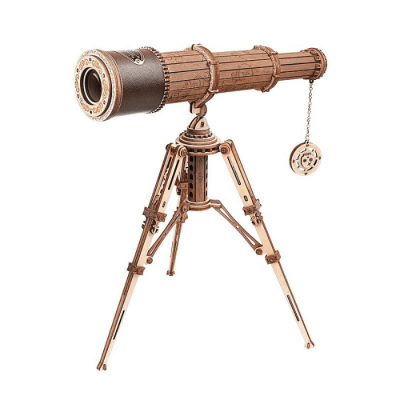 Telescopio de Madera Rompecabezas Puzzle 3D STEM Robotime1