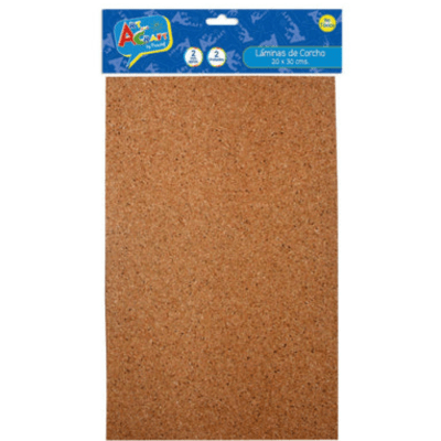 LAMINA CORCHO 2 UNIDADES. 20X30 LABORO1