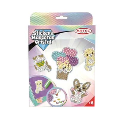 Stickers Crystal Mascotas Cool1