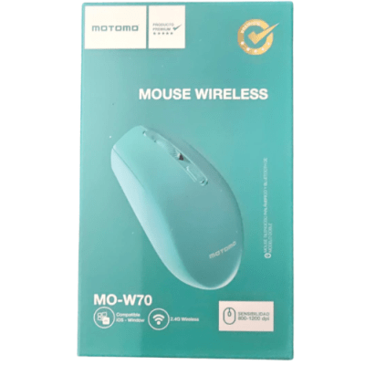 MOUSE INALAMBRICO MOTOMO VERDE MENTA1
