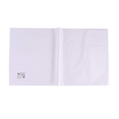 FORRO PVC CUADERNO UNIVERSITARIO BLANCO / ARTE TOP