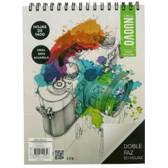 CROQUERA DOBLE FAZ ESPIRAL CARTA 50 HOJAS / NUOVO