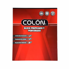 BLOCK COLON CARTA MATEMATICAS 7MM  80 HOJAS