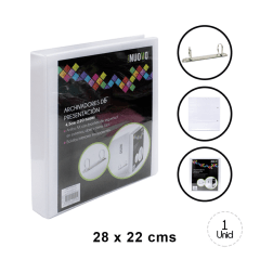 ARCHIVADOR PRESENTACION CARTA 2.5 PULG NUOVO