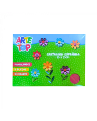 SET CARTULINA ESPAÑOLA 10 PLIEGOS / ARTE TOP