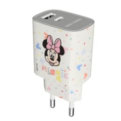 CARGADOR DISNEY DOBLE ENTRADA CON CABLE TIPO C/ MOTOMO