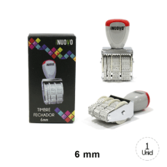 TIMBRE FECHADOR 6 MM/NUOVO