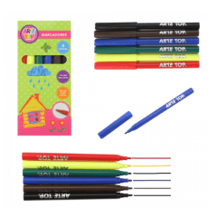 MARCADORES 6 COLORES / ARTE TOP