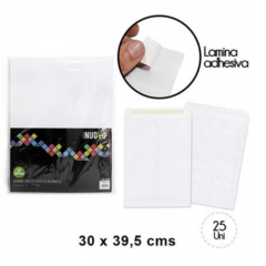 SOBRE SACO EXTRAOFICIO BCO 300x395MM SET25U / NUOVO