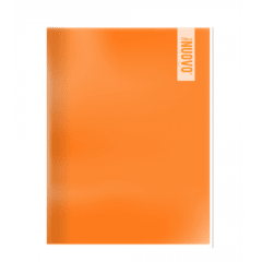 Carpeta Fastener Plastificada Oficio Naranja/ NUOVO