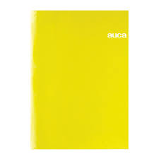 ARCHIVADOR PLASTIFICADO AMARILLO CON ACOCLIP / AUCA