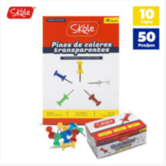 PUSHPINS DE COLORES / SKOLE