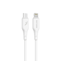 Cable Tipo C A Lightning iPhone iPad Motomo 27w Blanco Carga Rápida
