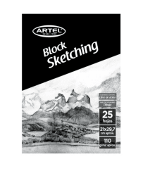 Block Dibujo 110gr A4 25 hojas