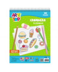 CROQUERA ESPIRAL 21x33CM 100H /ARTETOP