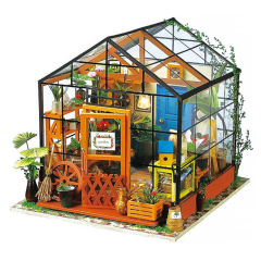 Invernadero Cathy Flower Maqueta Miniatura CUBIC FUN