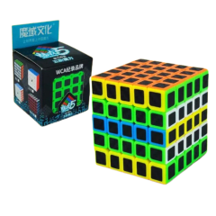 Cubo Moyu 5x5 Original Speed Cube Fibra De Carbono Cobra