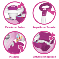 RODADO DELUXE C PISADERA PRINCESAS