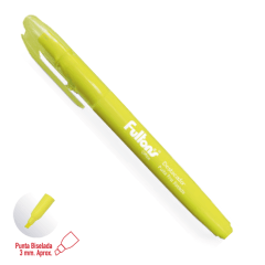 DESTACADOR BOLSILLO PUNTA BISELADA  FULTON