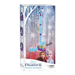 MICROFONO CON PEDESTAL FROZEN DISNEY