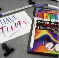 STABILO PEN 68 BRUSH 12 PEN