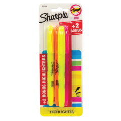 Destacadores Sharpie Pocket Set 4 Colores Surtidos