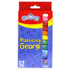 Plasticina 12 col. 180 gr /Georgi