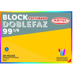 Block Medium Doble Faz  Nª 99 1/4, 20 Hojas  /Artel