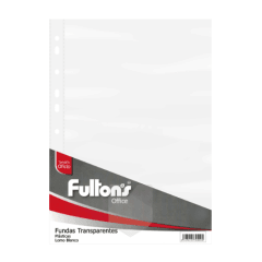 FUNDAS TRANSPARENTES OFICIO 10 UNIDADES
