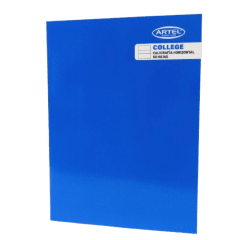 Cuaderno College 80 hojas Caligrafía Horizontal Artel