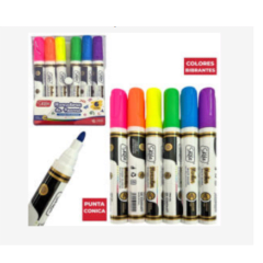PLUMONES PARA PIZARRA (SET 6 PZAS) / SKOLE