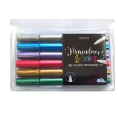 MARCADOR PROARTE METALIZADOS 6 COLORES