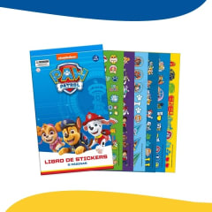 LIBRO DE STICKERS 6 PAG PAW PATROL NIÑO