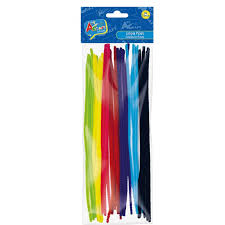 Limpia pipas  colores surtidos  30 unides 30 cms.  Art&Craft